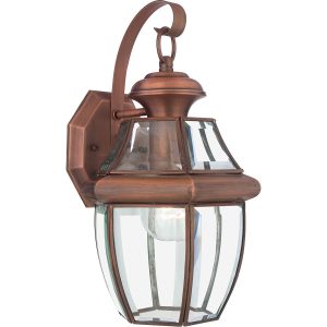 Kinkiet zewnętrzny postarzana miedź Newbury 1xE27x60W IP44 Quoizel 898615 Kinkiet zewnętrzny postarzana miedź Newbury 1xE27x60W IP44 Quoizel 898615