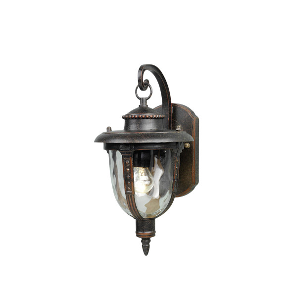 Kinkiet zewnętrzny postarzany brąz St Louis 1xE27x60W IP44 Elstead 897804