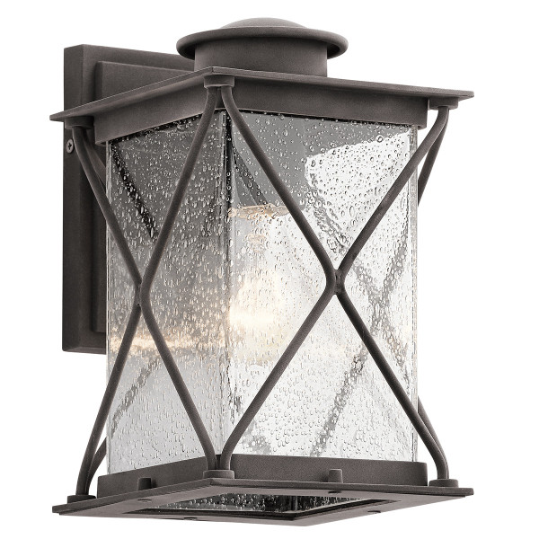 Kinkiet zewnętrzny postarzany cynk Argyle 1xE27x60W IP44 Kichler 897690