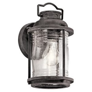 Kinkiet zewnętrzny postarzany cynk Ashland Bay 1xE27x60W IP44 Kichler 897048 Kinkiet zewnętrzny postarzany cynk Ashland Bay 1xE27x60W IP44 Kichler 897048