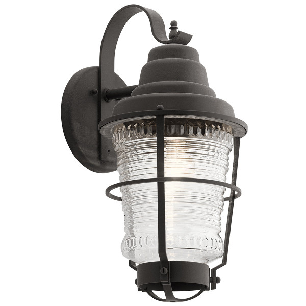 Kinkiet zewnętrzny postarzany cynk Chance Harbor 1xE27x60W IP44 Quintiesse 824278