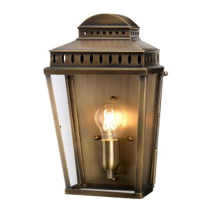 Kinkiet zewnętrzny postarzany mosiądz Mansion House 1xE27x60W IP44 Elstead 896635 Kinkiet zewnętrzny postarzany mosiądz Mansion House 1xE27x60W IP44 Elstead 896635