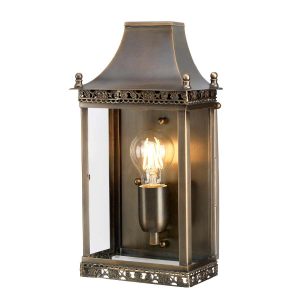 Kinkiet zewnętrzny postarzany mosiądz Regents Park 1xE27x60W IP44 Elstead 896625 Kinkiet zewnętrzny postarzany mosiądz Regents Park 1xE27x60W IP44 Elstead 896625