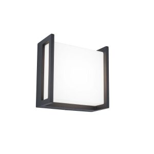 Kinkiet zewnętrzny QUBO 4000K szaro-biały LED 1×9.5W 850lm IP54 Lutec 896237 Kinkiet zewnętrzny QUBO 4000K szaro-biały LED 1×9.5W 850lm IP54 Lutec 896237