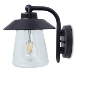 Kinkiet zewnętrzny rdzawo-biały CATE 1xE27x60W IP44 Lutec 1006138 Kinkiet zewnętrzny rdzawo-biały CATE 1xE27x60W IP44 Lutec 1006138