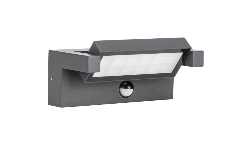 Kinkiet zewnętrzny Ren z czujnikiem ciemnoszary LED 1x21W 1710lm IP65 SU-MA 898971