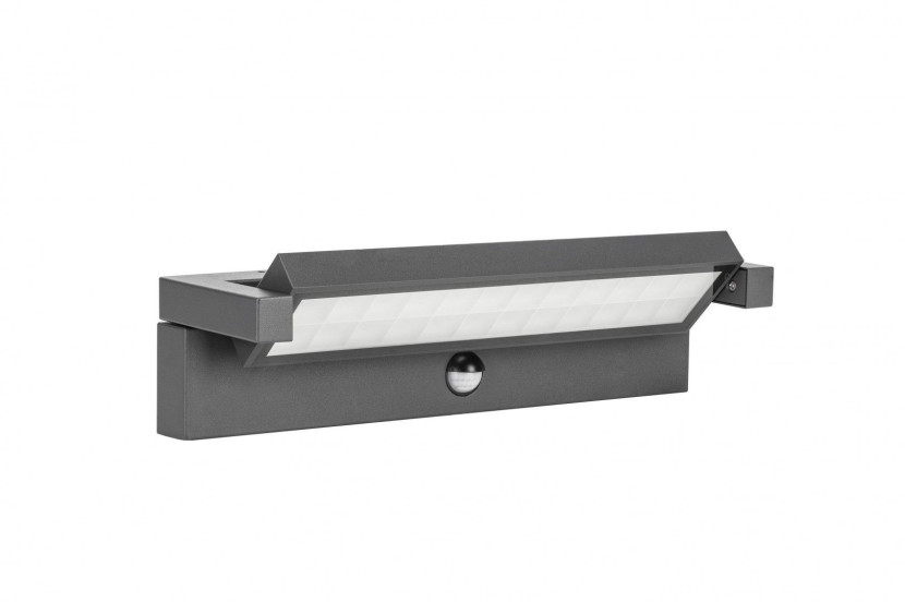 Kinkiet zewnętrzny Ren z czujnikiem ciemnoszary LED 1x27W 2920lm IP65 SU-MA 898842