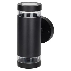 Kinkiet zewnętrzny Rino 2-punktowy aluminiowy czarny 205262