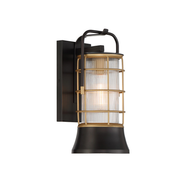 Kinkiet zewnętrzny RIVAMAR złoty 1xE27x40W IP44 Quintiesse 1016861