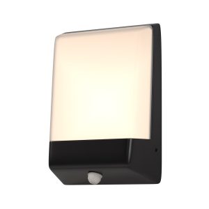Kinkiet zewnętrzny Row z czujnikiem grafitowy LED 1x9W 500lm IP44 Maytoni 897793