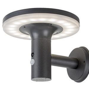 Kinkiet zewnętrzny Solarny z czujnikiem LED 10W Alaska antracyt Rabalux 915546 Kinkiet zewnętrzny Solarny z czujnikiem LED 10W Alaska antracyt Rabalux 915546