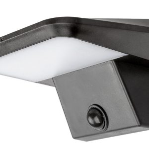 Kinkiet zewnętrzny solarny z czujnikiem LED 10W Qesa czarny 77005 Rabalux 915545 Kinkiet zewnętrzny solarny z czujnikiem LED 10W Qesa czarny 77005 Rabalux 915545