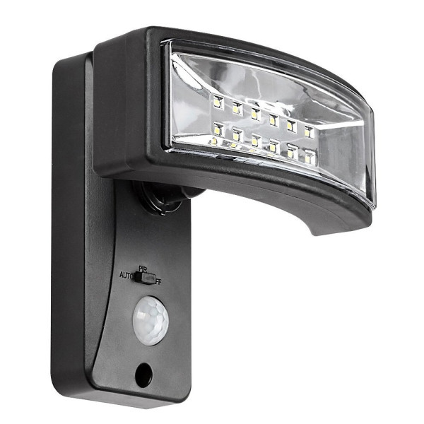 Kinkiet zewnętrzny solarny z czujnikiem LED 2.4W czarny Rabalux 962475