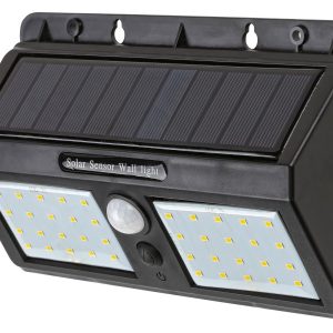 Kinkiet zewnętrzny solarny z czujnikiem LED 2.4W Ostrava czarny Rabalux 913780 Kinkiet zewnętrzny solarny z czujnikiem LED 2.4W Ostrava czarny Rabalux 913780