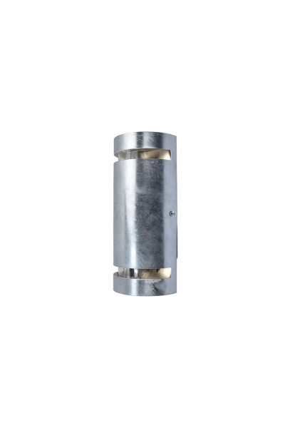 Kinkiet zewnętrzny srebrno-biały RAN 2xGU10x35W IP54 Lutec 898504