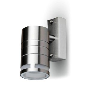 Kinkiet zewnętrzny srebrny 7631 1xGU10x35W IP44 V-TAC 899081