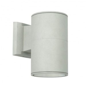 Kinkiet zewnętrzny srebrny Adela 1xE27x60W IP54 SU-MA 894921