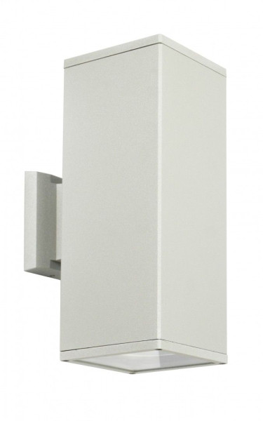 Kinkiet zewnętrzny srebrny Adela 2xE27x60W IP54 SU-MA 1017147