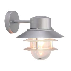Kinkiet zewnętrzny srebrny Copenhagen 1xE27x60W IP44 Elstead 896678 Kinkiet zewnętrzny srebrny Copenhagen 1xE27x60W IP44 Elstead 896678