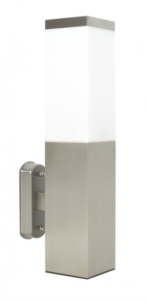 Kinkiet zewnętrzny srebrny Inox 1xE27x40W IP44 SU-MA 1016922