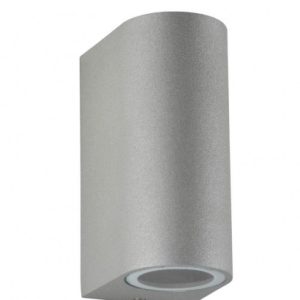Kinkiet zewnętrzny srebrny Mini 2xGU10x35W IP44 SU-MA 1016468 Kinkiet zewnętrzny srebrny Mini 2xGU10x35W IP44 SU-MA 1016468