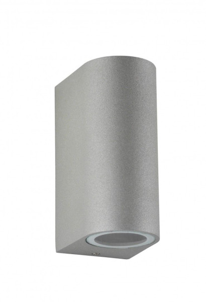Kinkiet zewnętrzny srebrny Mini 2xGU10x35W IP44 SU-MA 1016468