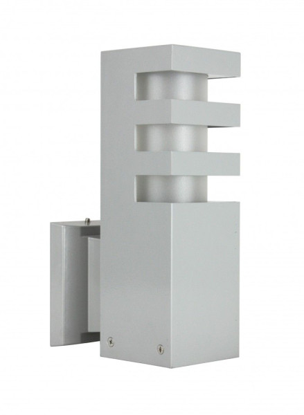 Kinkiet zewnętrzny srebrny RADO 1xE27x18W IP54 SU-MA 1016787