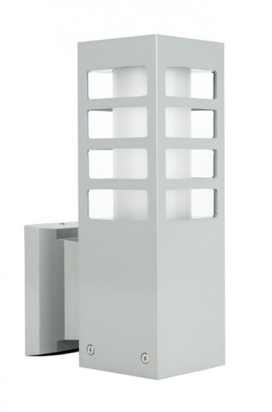 Kinkiet zewnętrzny srebrny RADO 1xE27x18W IP54 SU-MA 1016668