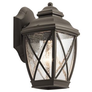 Kinkiet zewnętrzny stary brąz Tangier 1xE27x60W IP44 Kichler 896828 Kinkiet zewnętrzny stary brąz Tangier 1xE27x60W IP44 Kichler 896828