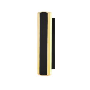 Kinkiet zewnętrzny STICK czarno-złoty LED 1x12W 600lm IP65 Candellux 899038 Kinkiet zewnętrzny STICK czarno-złoty LED 1x12W 600lm IP65 Candellux 899038