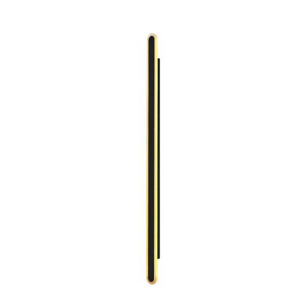 Kinkiet zewnętrzny STICK czarno-złoty LED 1x45W 1500lm IP65 Candellux 381214