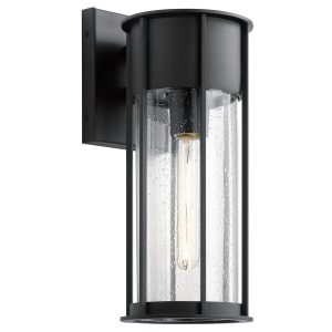 Kinkiet zewnętrzny strukturalna czerń CAMILLO 1xE27x60W IP44 Kichler 896512 Kinkiet zewnętrzny strukturalna czerń CAMILLO 1xE27x60W IP44 Kichler 896512
