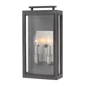 Kinkiet zewnętrzny Sutcliffe cyna antyczna 2xE14x60W IP44 Quintiesse 1016641 Kinkiet zewnętrzny Sutcliffe cyna antyczna 2xE14x60W IP44 Quintiesse 1016641