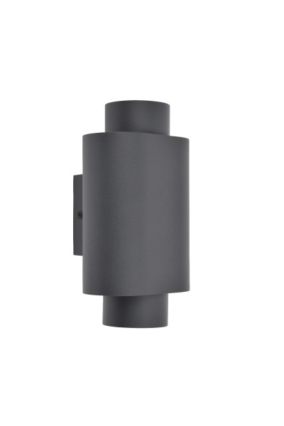 Kinkiet zewnętrzny szaro-biały CYPRES 2xGU10x7W IP44 Lutec 898931