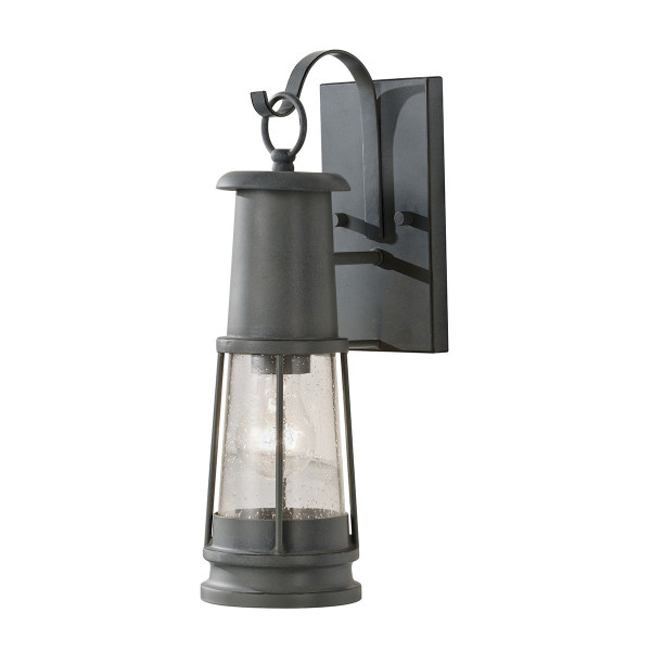 Kinkiet zewnętrzny szary Chelsea Harbor 1xE27x60W IP44 Feiss 894913