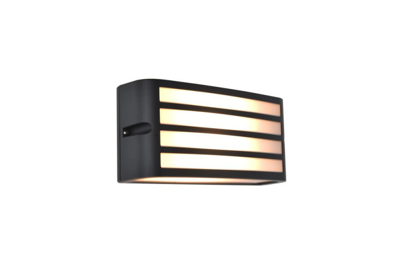 Kinkiet zewnętrzny szary i odcienie szarości ZEBRA 1xE27x25W IP44 Lutec 896942
