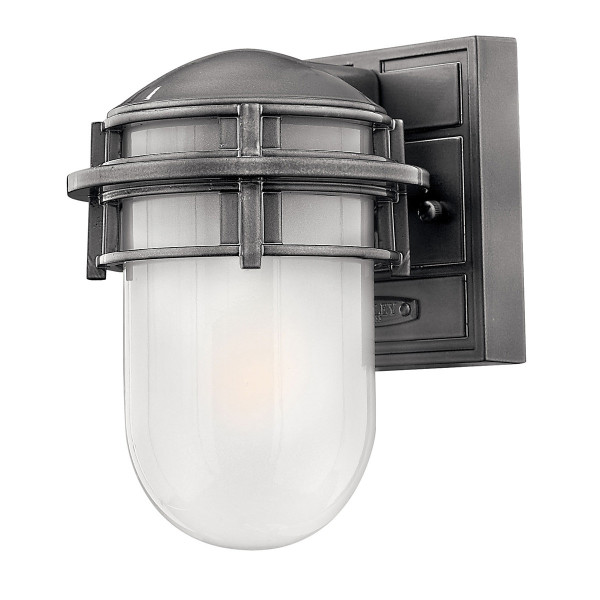Kinkiet zewnętrzny szary Reef 1xE27x60W IP44 Hinkley 898549