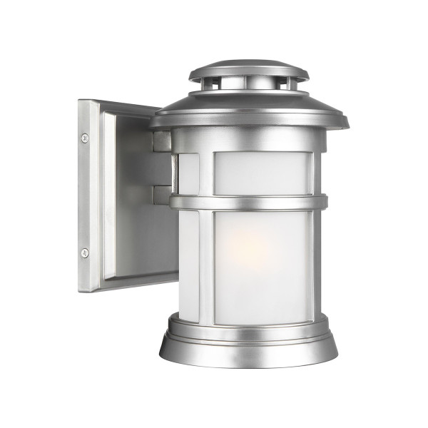 Kinkiet zewnętrzny szczotkowana stal Newport 1xE27x60W IP44 Feiss 896873