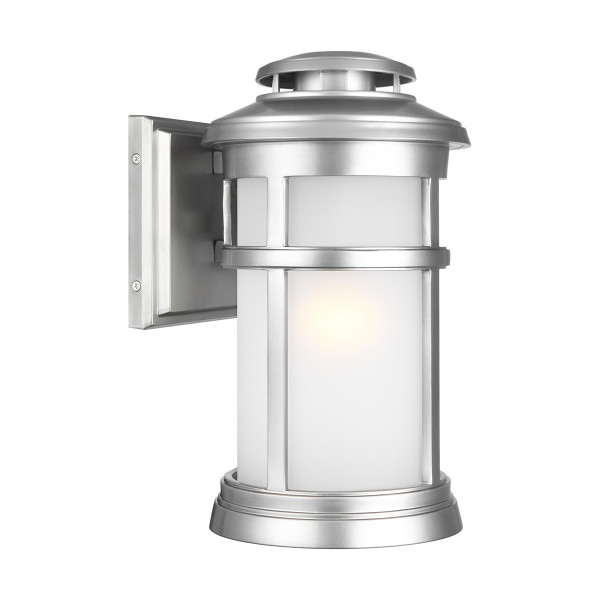Kinkiet zewnętrzny szczotkowana stal Newport 1xE27x60W IP44 Feiss 896592