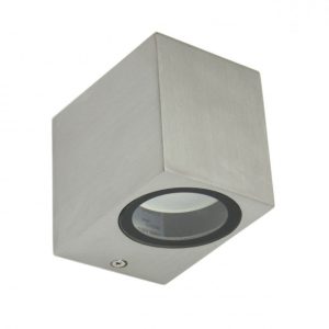 Kinkiet zewnętrzny szczotkowane aluminium Mini 1xGU10x35W IP44 SU-MA 896682 Kinkiet zewnętrzny szczotkowane aluminium Mini 1xGU10x35W IP44 SU-MA 896682