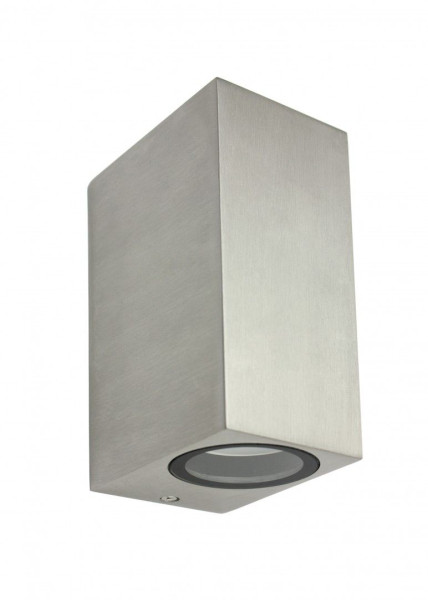Kinkiet zewnętrzny szczotkowane aluminium Mini 2xGU10x35W IP44 SU-MA 1016892