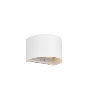 Kinkiet zewnętrzny TALENT z czujnikiem ruchu biały LED 2x6W 2x50lm IP44 RL 897686 Kinkiet zewnętrzny TALENT z czujnikiem ruchu biały LED 2x6W 2x50lm IP44 RL 897686