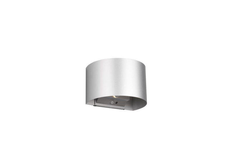 Kinkiet zewnętrzny TALENT z czujnikiem srebrny LED 2x6W 2x50lm IP44 RL 897710