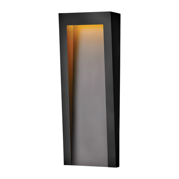 Kinkiet zewnętrzny Taper teksturowana czerń LED 1x10.5W 860lm IP44 Hinkley 896831