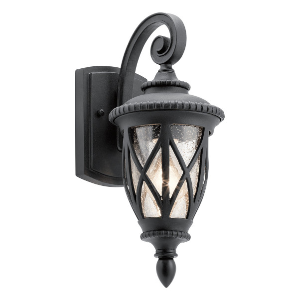 Kinkiet zewnętrzny teksturowana czerń Admirals Cove 1xE27x60W IP44 Kichler 896517