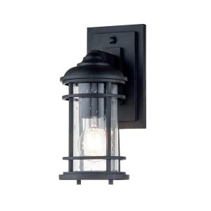 Kinkiet zewnętrzny teksturowana czerń Lighthouse 1xE27x60W IP44 Feiss 898472 Kinkiet zewnętrzny teksturowana czerń Lighthouse 1xE27x60W IP44 Feiss 898472