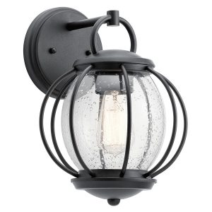 Kinkiet zewnętrzny teksturowana czerń Vandalia 1xE27x60W IP44 Kichler 898887 Kinkiet zewnętrzny teksturowana czerń Vandalia 1xE27x60W IP44 Kichler 898887