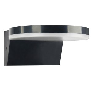 Kinkiet zewnętrzny TESA czarno-mleczny biały LED 1x10W 1100lm IP54 Polux 894894 Kinkiet zewnętrzny TESA czarno-mleczny biały LED 1x10W 1100lm IP54 Polux 894894
