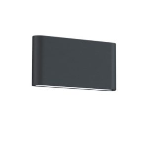Kinkiet zewnętrzny THAMES II nowoczesny antracyt LED 2x5W 400lm IP54 Trio 894936 Kinkiet zewnętrzny THAMES II nowoczesny antracyt LED 2x5W 400lm IP54 Trio 894936