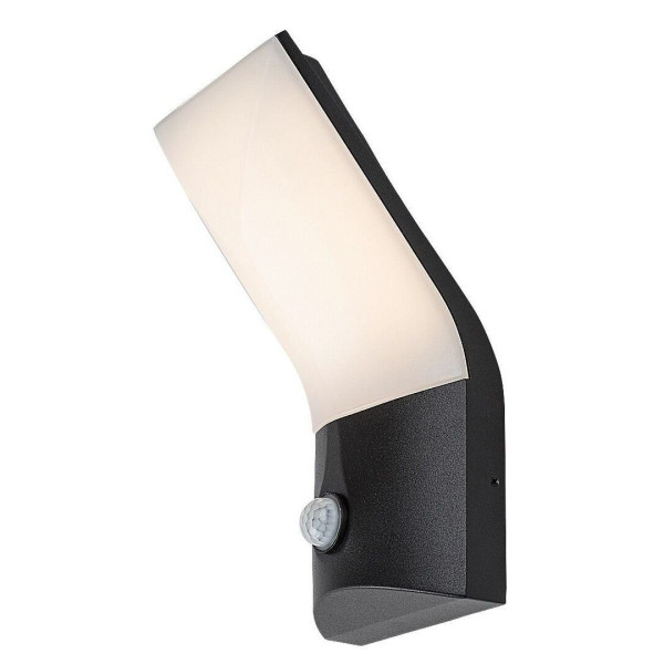 Kinkiet zewnętrzny TOLNA czujnik czarno-biały LED 1x10W 770lm IP54 Rabalux 961266